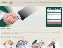 Tablet Screenshot of franquiciamasvision.es